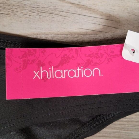 Xhilaration Juniors' Strappy High Waist Cheeky Bikini Bottom Sz M - Picture 9 of 12